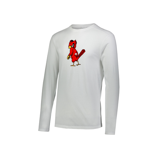 [FTLCUBWH-YS-LOGO1] Decker Youth Tri-Blend T-Shirt - Long Sleeve (Youth S, White, Logo 1)