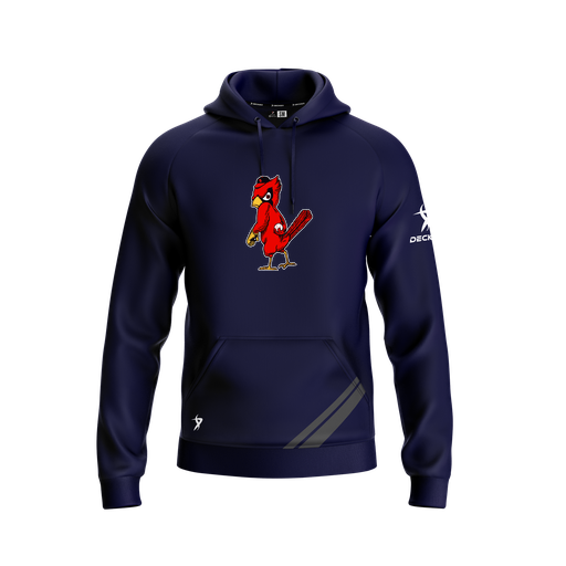 [FOLHSMNV-YXS-LOGO1] Decker Summit Hoodie (Youth XS, Navy, Logo 1)