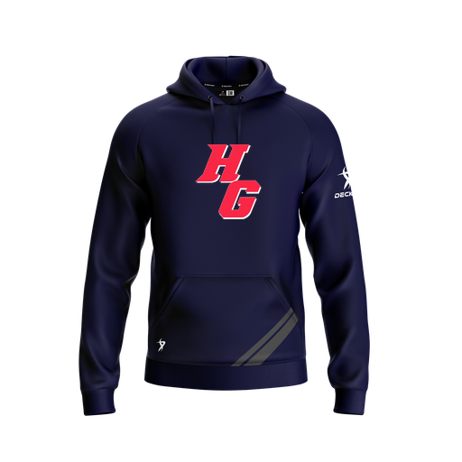 [FOLHSMNV-YXS-LOGO2] Decker Summit Hoodie (Youth XS, Navy, Logo 2)