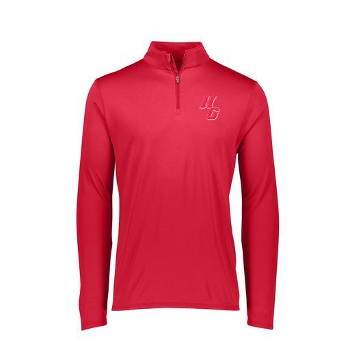[FTLQFLRD-FAXS-LOGO2] Ladies Flex-Lite 1/4 Zip Shirt (Female Adult XS, Red, Logo 2)