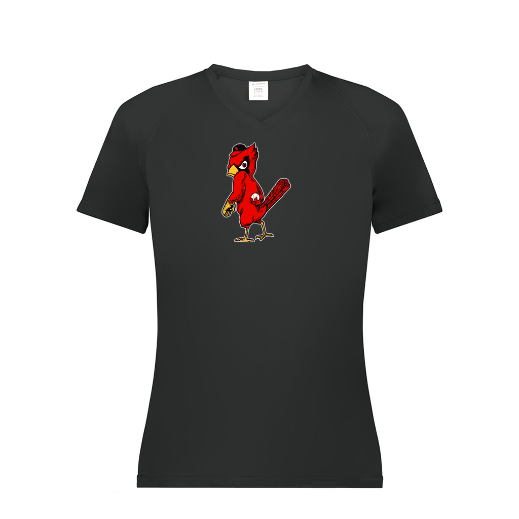 Ladies Smooth Sport V-Neck T-Shirt