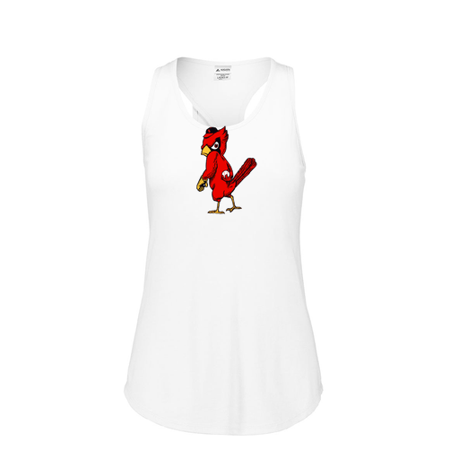 [3078.005.S-LOGO1] Ladies Tri Blend Tank Top (Female Adult S, White, Logo 1)