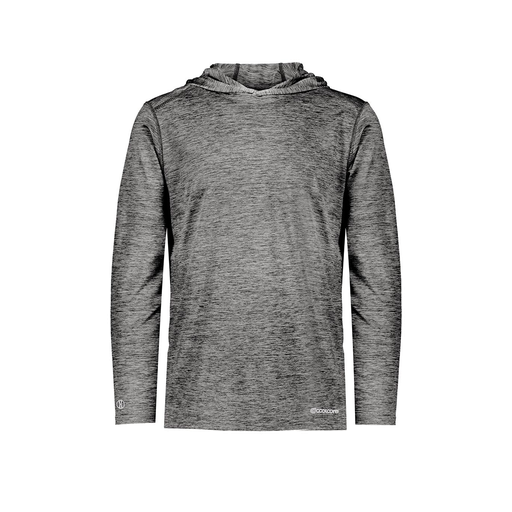 [FOLHCGBK-AS-LOGO3] Men's Charge Hoodie (Adult S, Black, Logo 3)