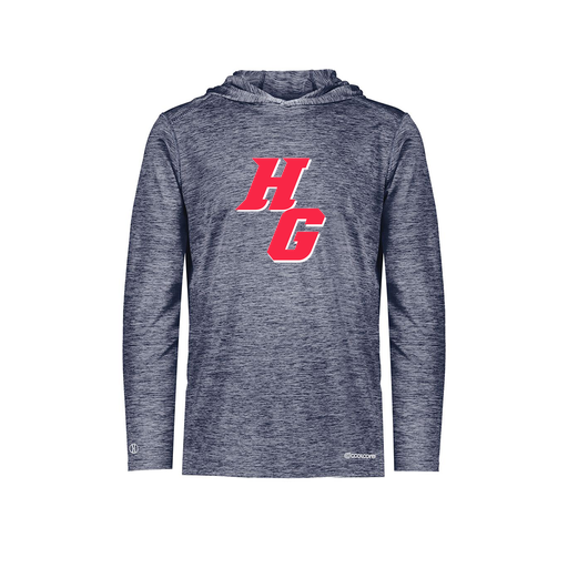 [CUS-DFW-CHGHOOD-PER-LSL-NVY-AS-LOGO2] Men's Charge Hoodie (Adult S, Navy, Logo 2)