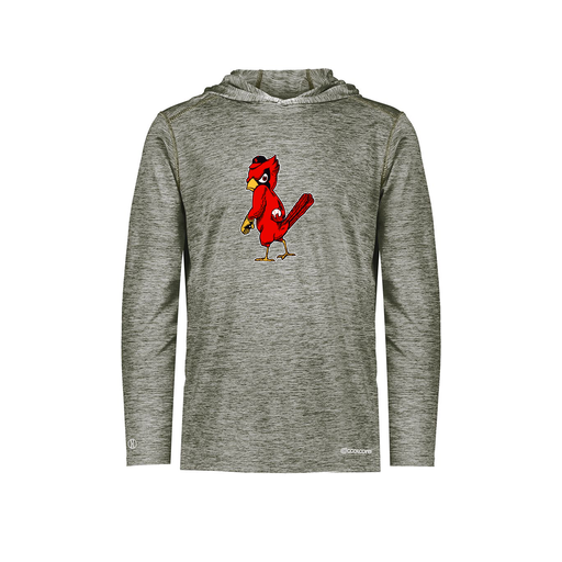 [FOLHCGGY-AS-LOGO1] Decker Men's Charge Hoodie (Adult S, Gray, Logo 1)