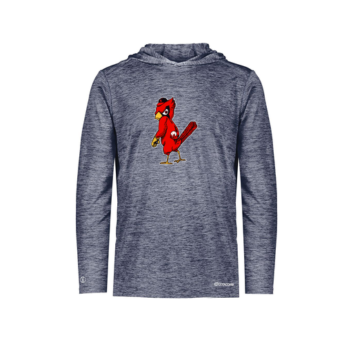 [FOLHCGNV-YS-LOGO1] Decker Youth Charge Hoodie (Youth S, Navy, Logo 1)