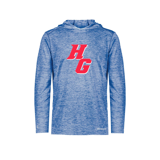 [FOLHCGRY-YS-LOGO2] Decker Youth Charge Hoodie (Youth S, Royal, Logo 2)