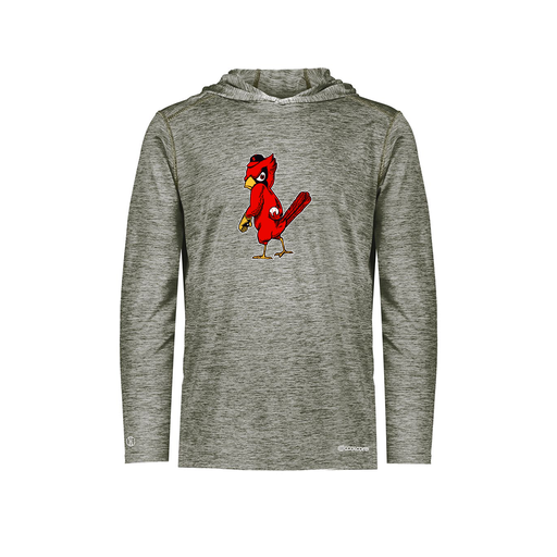 [FOLHCGGY-YS-LOGO1] Decker Youth Charge Hoodie (Youth S, Gray, Logo 1)