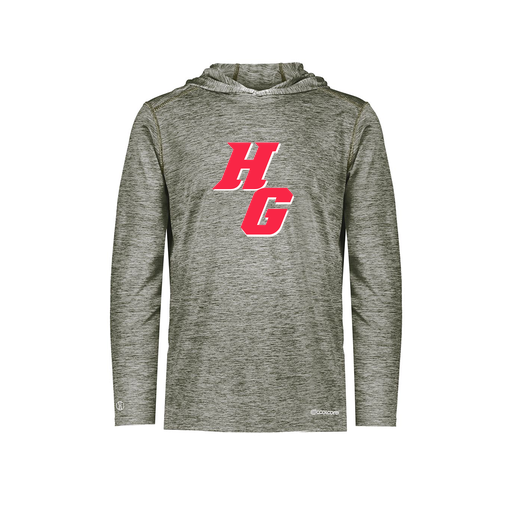 [CUS-DFW-CHGHOOD-PER-LSL-GRY-YS-LOGO2] Youth Charge Hoodie (Youth S, Gray, Logo 2)