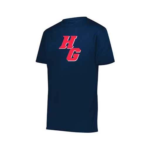[222819.065.XXS-LOGO2] Youth Movement Dri Fit Shirt (Youth XXS, Navy, Logo 2)